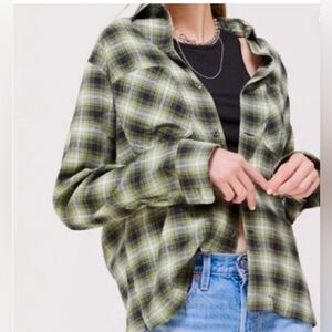 Urban Outfitters flannel button down Size XS